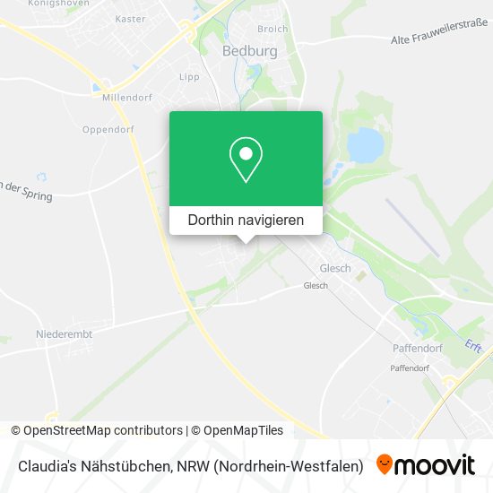 Claudia's Nähstübchen Karte