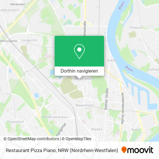 Restaurant Pizza Piano Karte