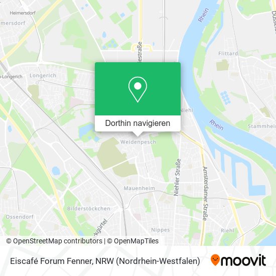 Eiscafé Forum Fenner Karte