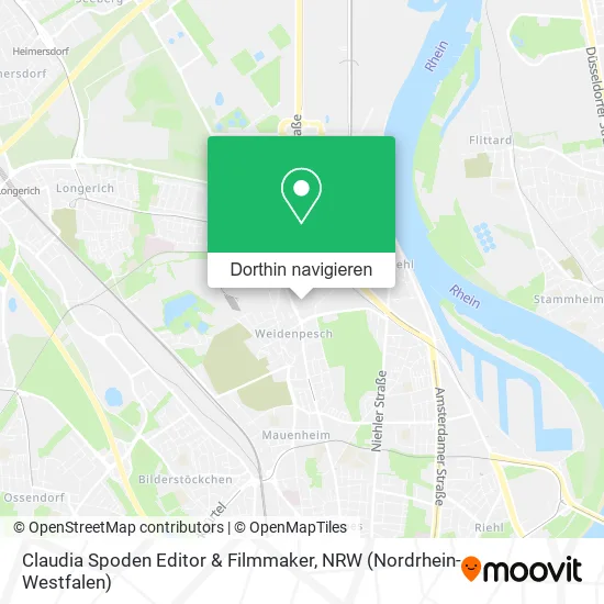 Claudia Spoden Editor & Filmmaker Karte