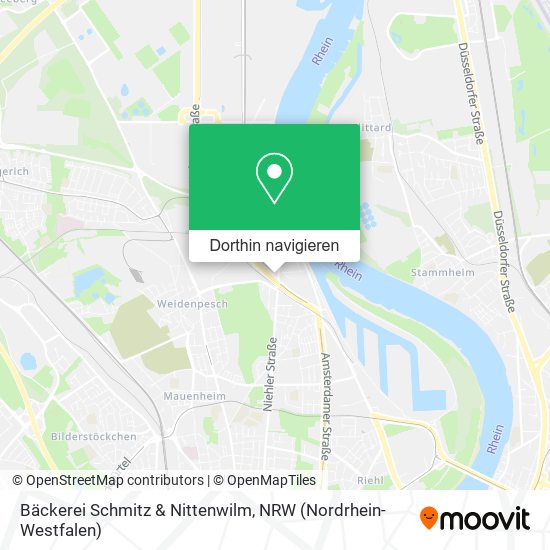 Bäckerei Schmitz & Nittenwilm Karte