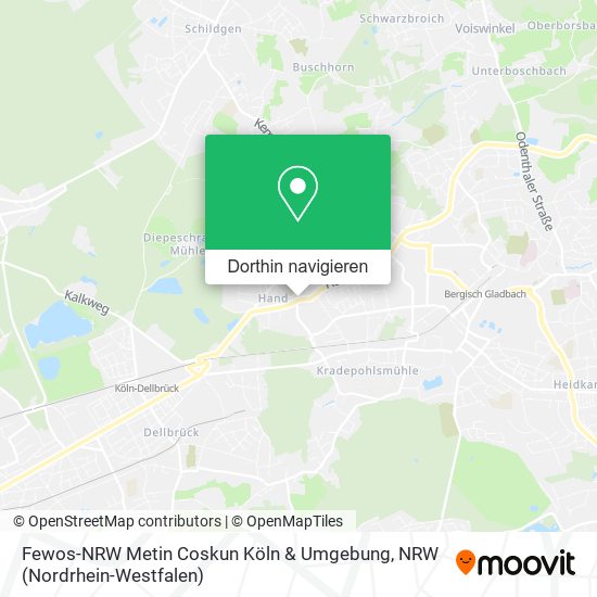 Fewos-NRW Metin Coskun Köln & Umgebung Karte