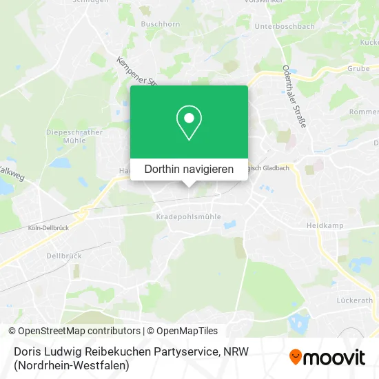 Doris Ludwig Reibekuchen Partyservice Karte