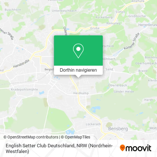 English Setter Club Deutschland Karte