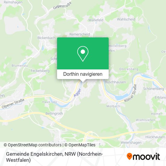 Gemeinde Engelskirchen Karte