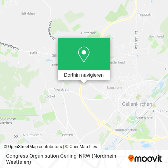 Congress-Organisation Gerling Karte