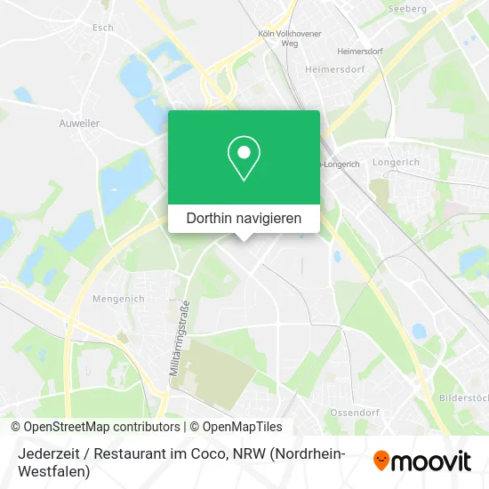 Jederzeit / Restaurant im Coco Karte