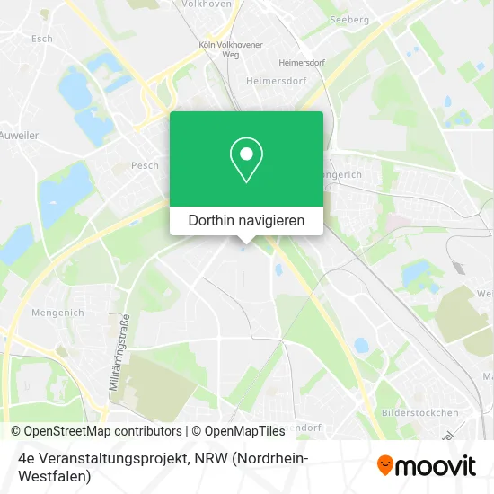 4e Veranstaltungsprojekt Karte