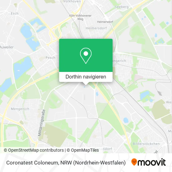 Coronatest Coloneum Karte