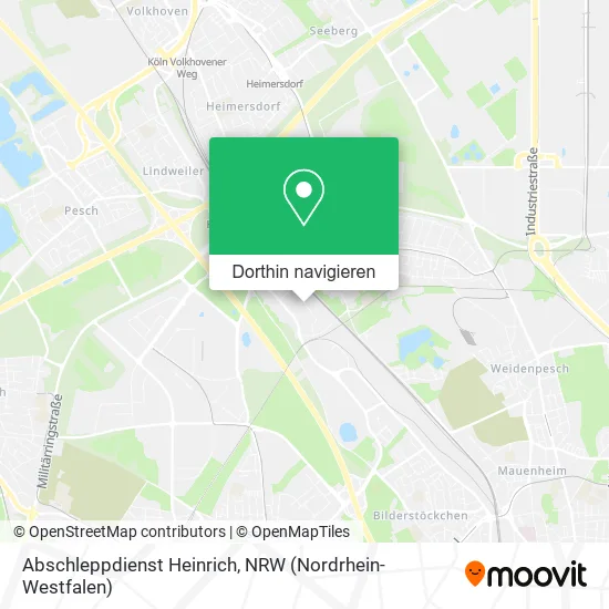 Abschleppdienst Heinrich Karte