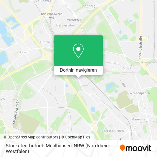 Stuckateurbetrieb Mühlhausen Karte