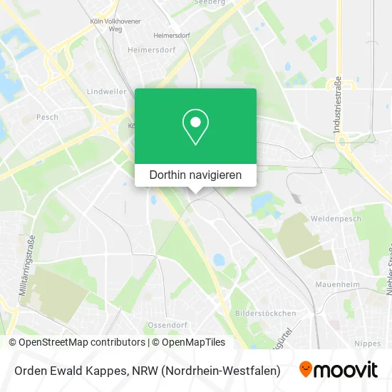 Orden Ewald Kappes Karte