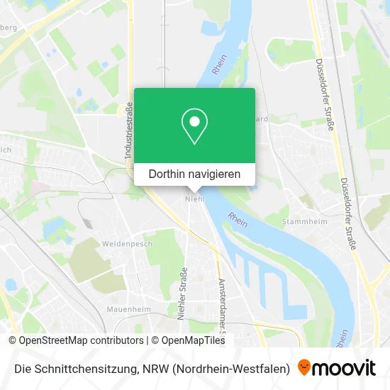 Die Schnittchensitzung Karte