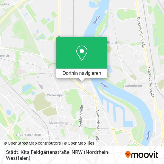 Städt. Kita Feldgärtenstraße Karte