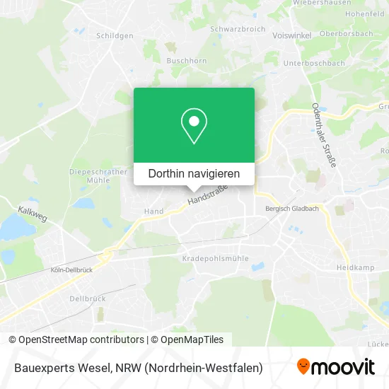 Bauexperts Wesel Karte