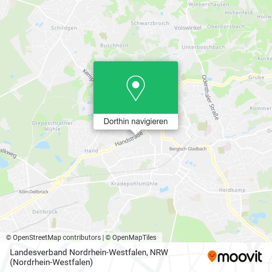Landesverband Nordrhein-Westfalen Karte