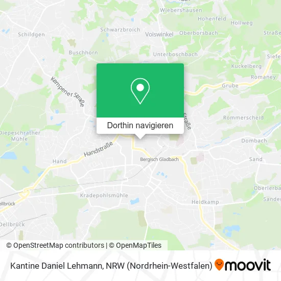 Kantine Daniel Lehmann Karte