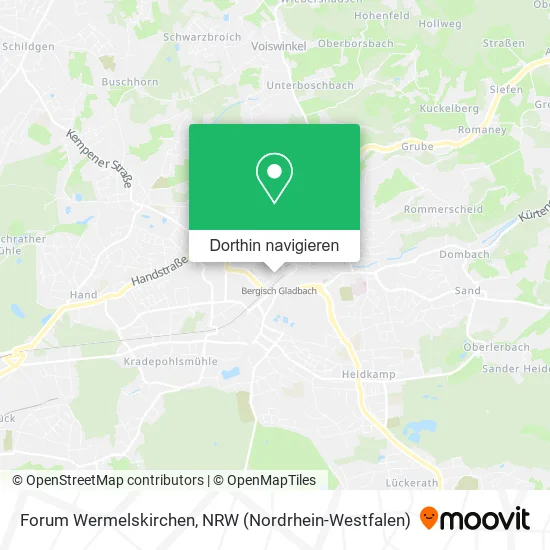 Forum Wermelskirchen Karte