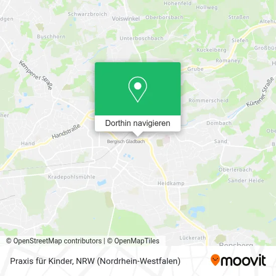Praxis für Kinder Karte