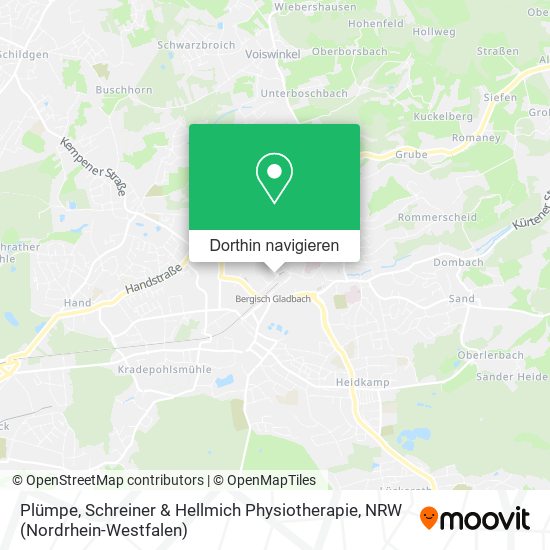 Plümpe, Schreiner & Hellmich Physiotherapie Karte