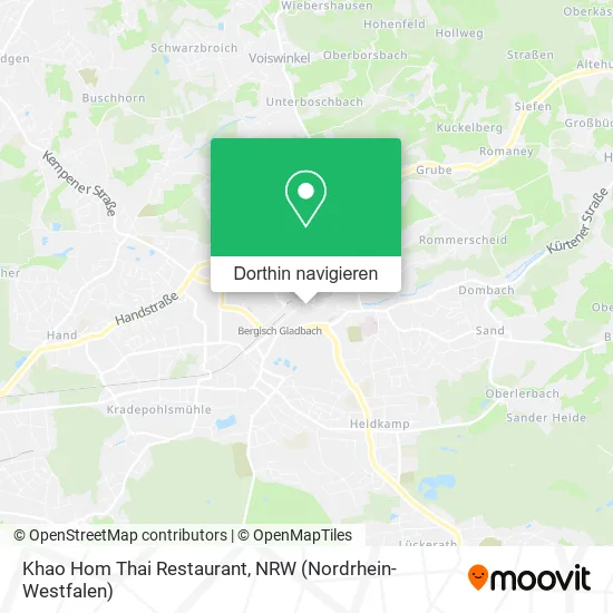 Khao Hom Thai Restaurant Karte
