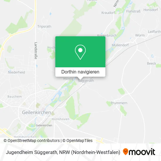 Jugendheim Süggerath Karte
