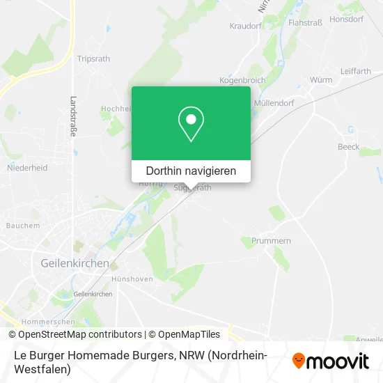 Le Burger Homemade Burgers Karte