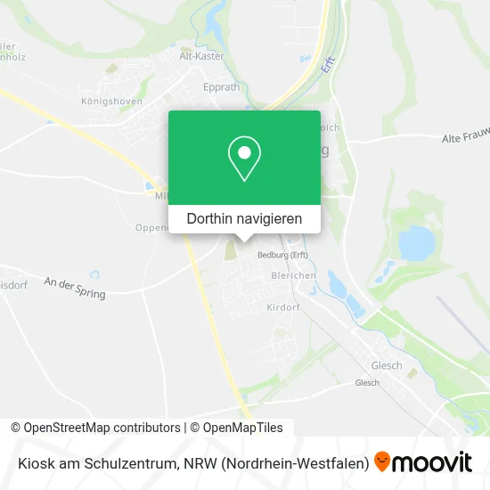 Kiosk am Schulzentrum Karte