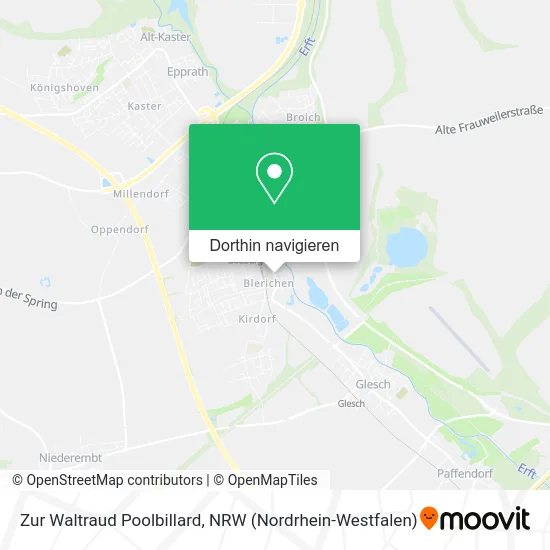 Zur Waltraud Poolbillard Karte