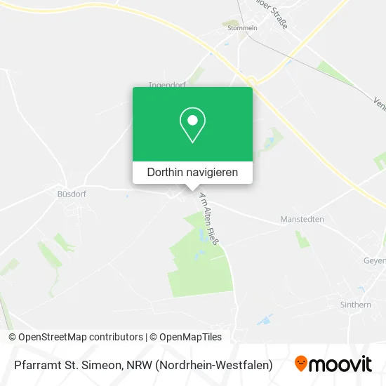 Pfarramt St. Simeon Karte