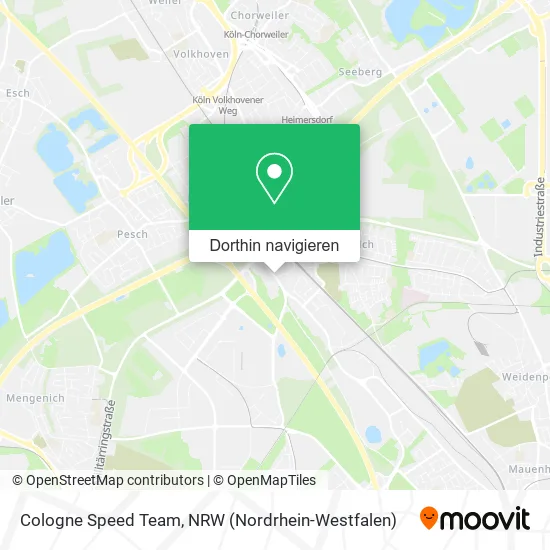 Cologne Speed Team Karte