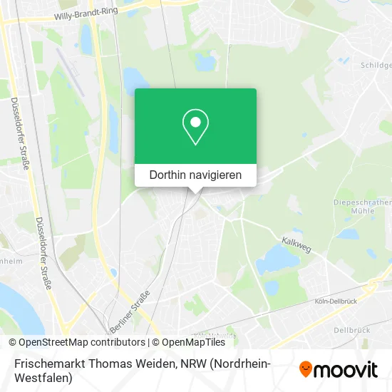 Frischemarkt Thomas Weiden Karte