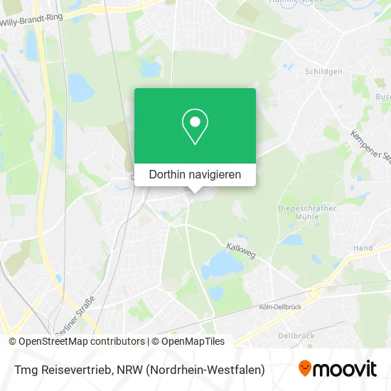 Tmg Reisevertrieb Karte