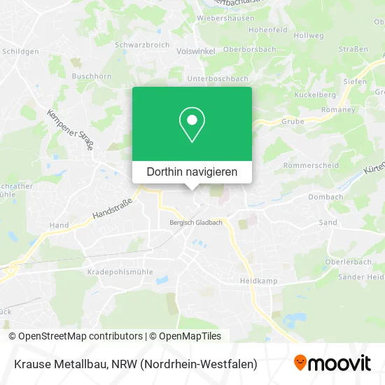 Krause Metallbau Karte