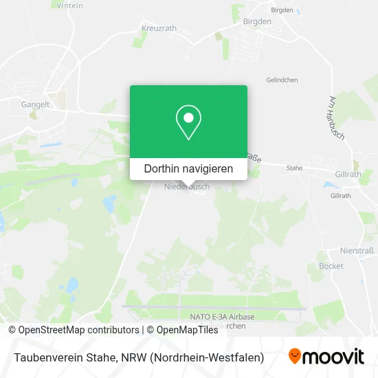 Taubenverein Stahe Karte