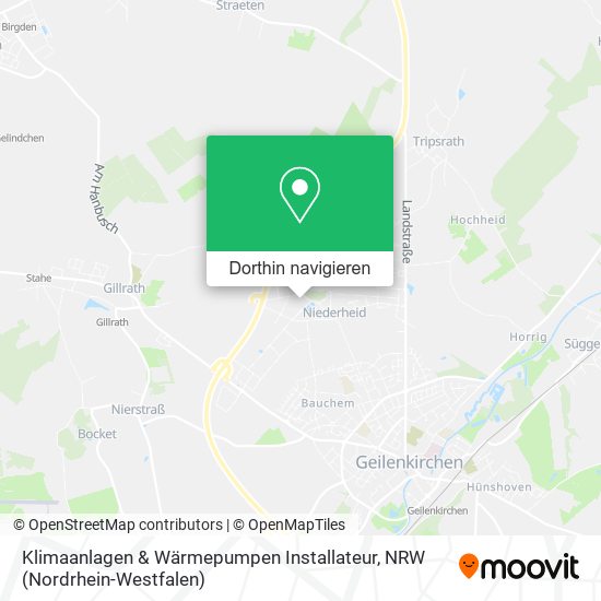 Klimaanlagen & Wärmepumpen Installateur Karte