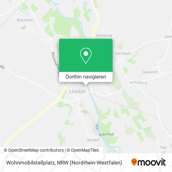 Wohnmobilstellplatz Karte