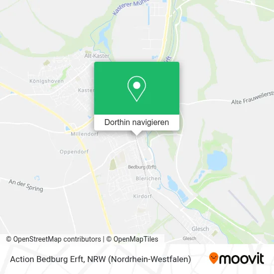 Action Bedburg Erft Karte