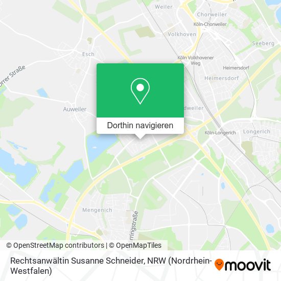 Rechtsanwältin Susanne Schneider Karte