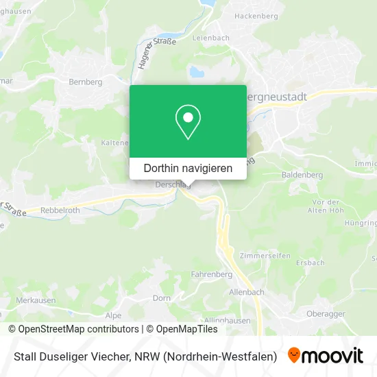 Stall Duseliger Viecher Karte