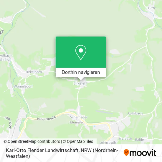 Karl-Otto Flender Landwirtschaft Karte