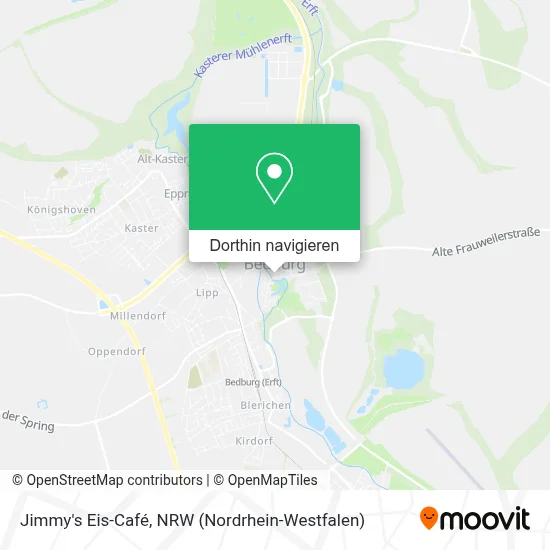 Jimmy's Eis-Café Karte