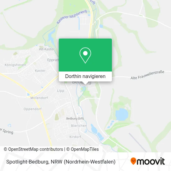Spotlight-Bedburg Karte