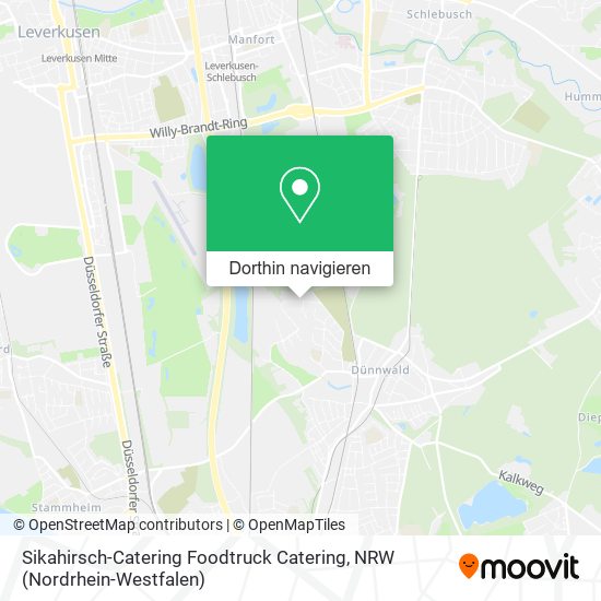 Sikahirsch-Catering Foodtruck Catering Karte