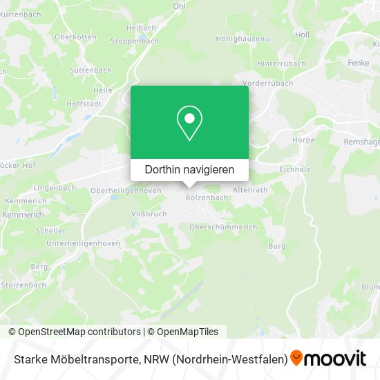 Starke Möbeltransporte Karte