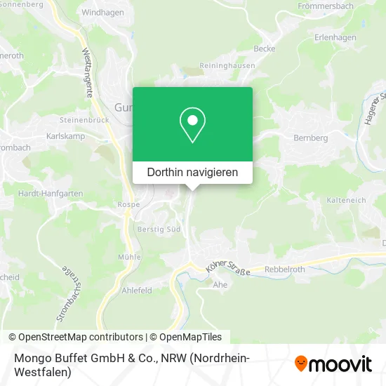 Mongo Buffet GmbH & Co. Karte