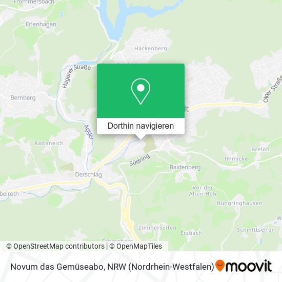 Novum das Gemüseabo Karte