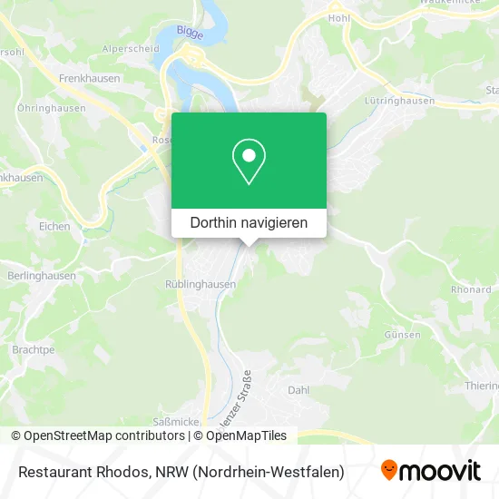 Restaurant Rhodos Karte