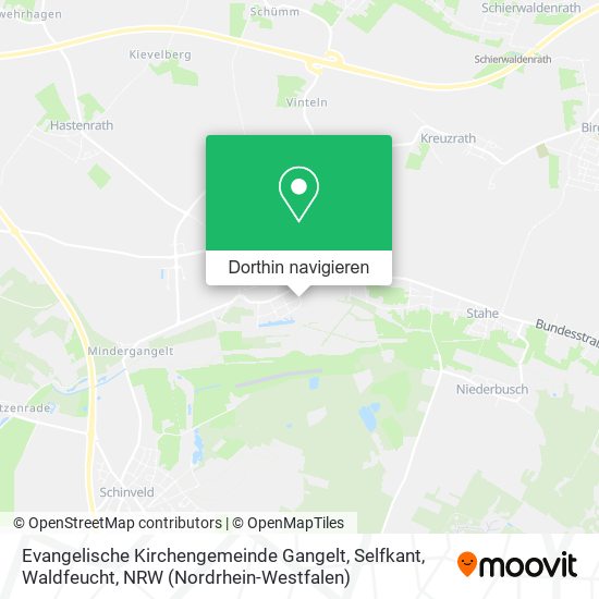 Evangelische Kirchengemeinde Gangelt, Selfkant, Waldfeucht Karte