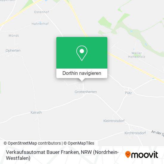 Verkaufsautomat Bauer Franken Karte